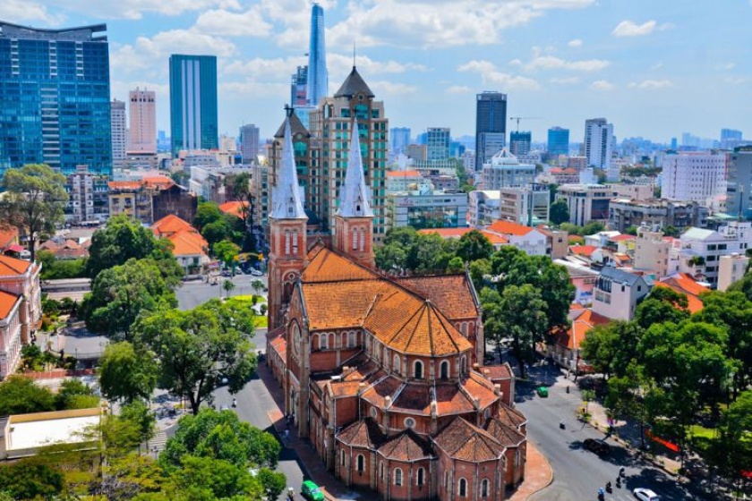 Notre Dame Cathedral in Saigon
